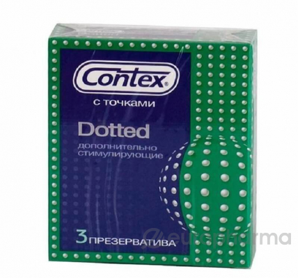 Contex презервативы Dotted с точечной структурой № 3 шт