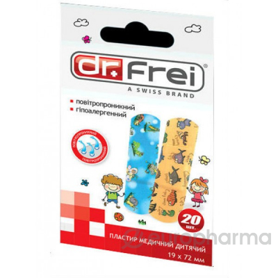 Dr.Frei пластырь для детей №20 (19mm х 72mm)