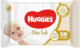 Huggies салфетки Elite Soft Triplo влажные № 56 шт