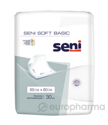 Подгузники SENI SOFT Basic 60x60 cm,30 шт