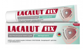 Lacalut FIX крем для фиксации зубных протезов мятный вкус 40 гр