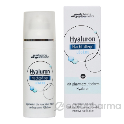 Medipharma Cosmetics Крем для лица ночной легкий Hyaluron 50 мл