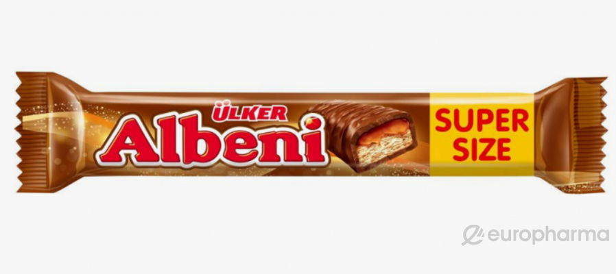 ULKER шоколадный батончик Albeni super 55 г 355 00