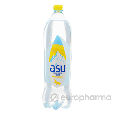 Asu вода негазированная 1,5 л лимон