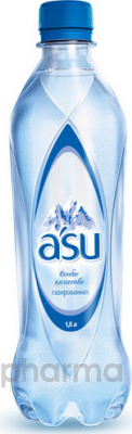 ASU Carbon вода газированная 1,5 л