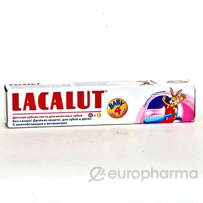 Lacalut зубная паста  для детей до 4 лет 50 мл