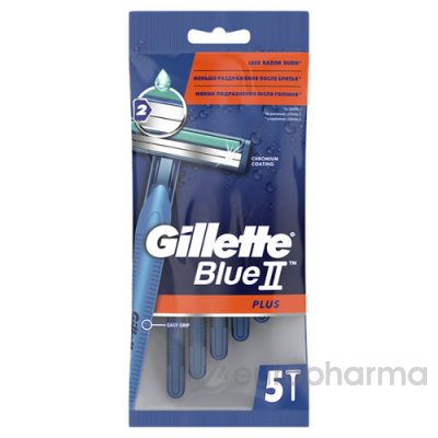 Gillette Бритва станок о/р ВLUE 2 Plus пак 5