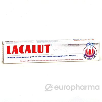 Lacalut зубная паста white 75 мл