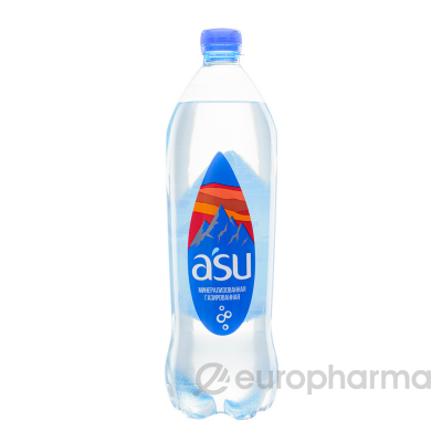 ASU Carbon вода минеральная газированная 1,0 л