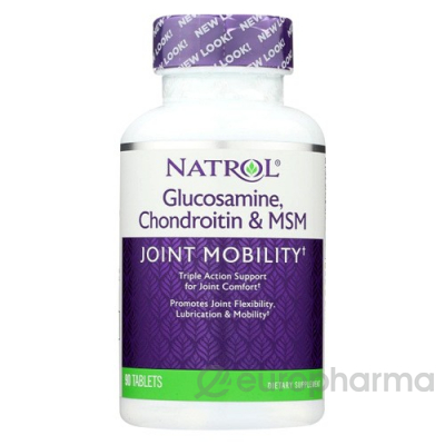 Natrol Глюказамин, хондроитин, МСМ №90 табл