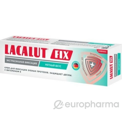 Lacalut FIX крем для фиксации зубных протезов нейтральный вкус 40 гр