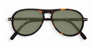 IZIPIZI ADULT Очки #I Солнцезащит. Черепаховые с зелеными линзами/Tortoise Green Lenses +0 SLMSIC103