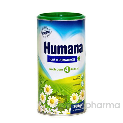 Humana чай с ромашкой детский для детей с 4 месяцев 200 г