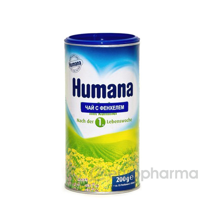 Humana Чай с фенхелем 200 гр Humana Чай с фенхелем 200 гр