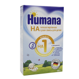 Humana смесь Гипоаллергенная 1 для детей с 0 месяцев 300 г