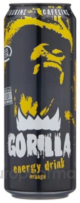 Gorilla энергетический напиток со вкусом апельсина ж/б 0,45 л