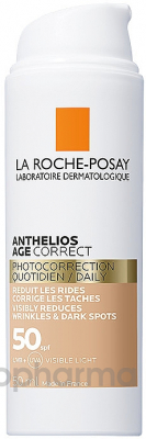 La Roche-Posay средство для лица антивозрастное солнцезащитное Anthelios Age Correct Tinted против м
