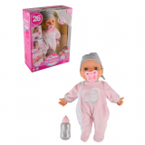 Bayer Dolls интерактивная кукла-пупс Piccolina 38см с пустышкой и бутылочкой пластик 93829AA