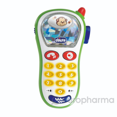 Chicco игрушка развивающая телефон 6 м+ пластик 00060067000000