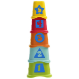 Chicco развивающая игрушка пирамидка Stacking Cups 6 м+ пластик 00009373000000