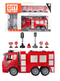 DIY пожарная машина с аксессуарами пластик 98-518A
