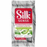 OLA! влажные салфетки Silk sense антибактериальные 15 шт