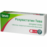 Розувастатин-Тева 20 мг № 30 табл