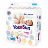 YokoSun подгузники S для детей до 6 кг п/эт пакет № 82 шт