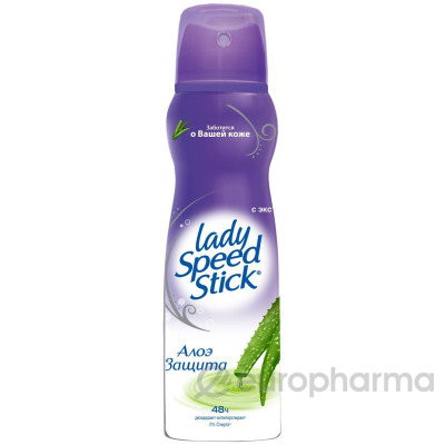 Lady Speed Stick дезодорант спрей для чувствительной кожи 150 мл алоэ