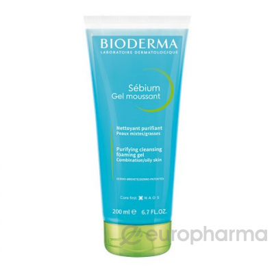 Bioderma гель SEBIUM MOUSSANT 200 мл