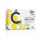 Аскорбинка ARDO FITO С 500 мг № 10 пакетики лимон