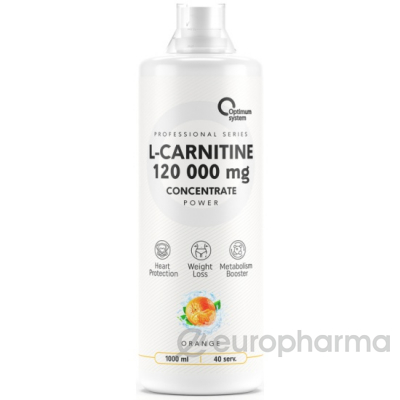 Optimum System концентрат л-карнитин 120 000 мг бутылка 1000 мл апельсин