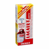 Lacalut набор зубная паста Aktiv 75 мл + актив ополаскиватель 50мл пластик и картонная коробка № 20