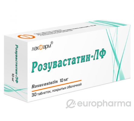 Розувастатин-ЛФ 10 мг № 30 табл