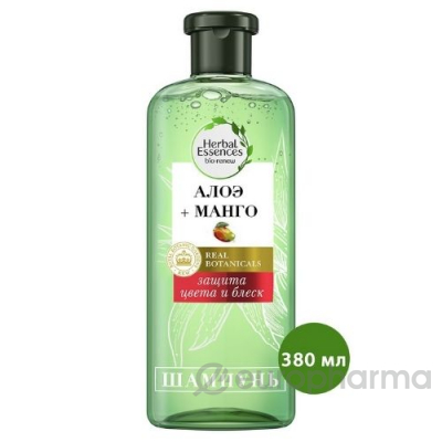 Herbal Essences шампунь защита цвета и блеск алоэ и манго 380 мл