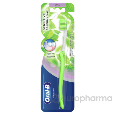 Oral-B зубная щетка Sensitive зеленый чай 35 мягкая № 1 шт