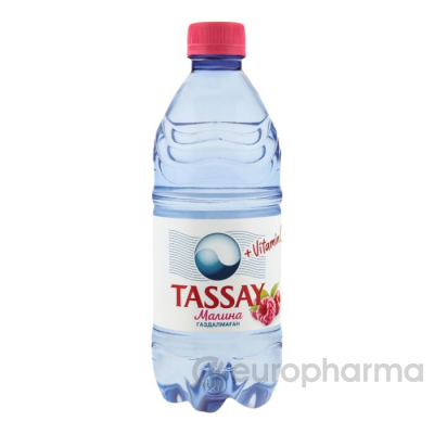 Tassay вода негазированная 0,5 л малина