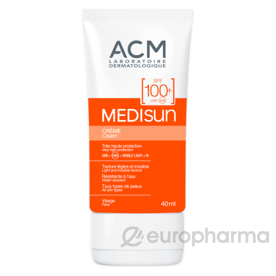 ACM медисан защита от солнца SPF 100+ крем пластик