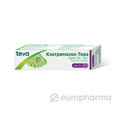 Клотримазол-Тева крем 1% 30 г крем