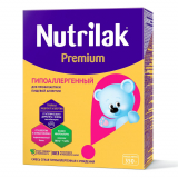 Nutrilak смесь сухая с рождения Premium гипоаллергенный картон 350 гр № 12 шт