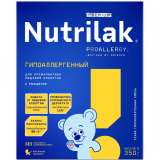 Nutrilak смесь сухая с рождения Premium гипоаллергенный картон 350 гр № 12 шт