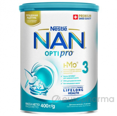 Nestle NAN 3 Optipro 4 (3 x 350 г) ВЛГ