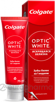 Colgate зубная паста отбеливающая Optic White 75 мл
