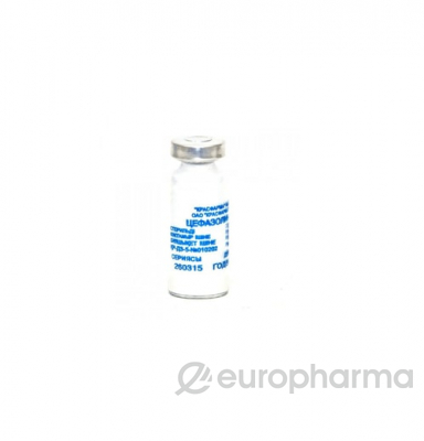 Цефазолин 1 гр № 1 порошок для приготовления раствора для инъекций
