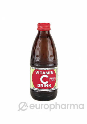 Vitamin C напиток vitamin drink с сахаром ж/б 0,2 л