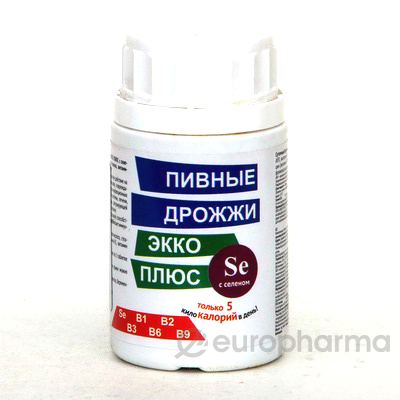 Дрожжи пивные с Селеном №100, табл. Дрожжи пивные с Селеном №100, табл.