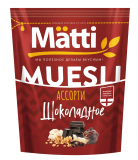 Mätti  мюсли Шоколадное ассорти, 250г