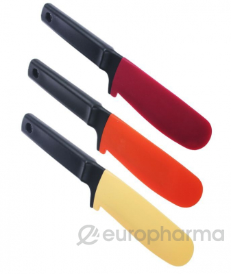 VETTA Лопатка-нож силиконовая 27см, 3 цвета, HS9921