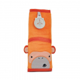 Накладка-чехол для ремня безопасности в авто, обезьянка, оранжевый