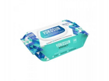 YokoSun антибактериальные влажные гигиенические салфетки п/эт пакет № 108 шт